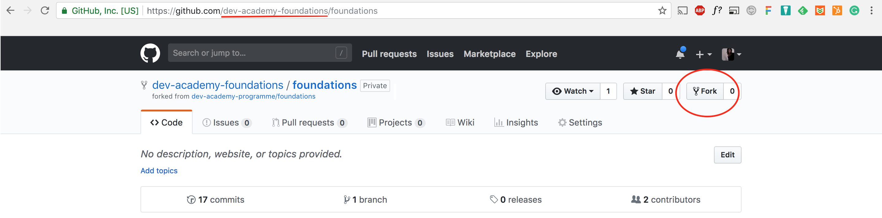 Fork GitHub Repo