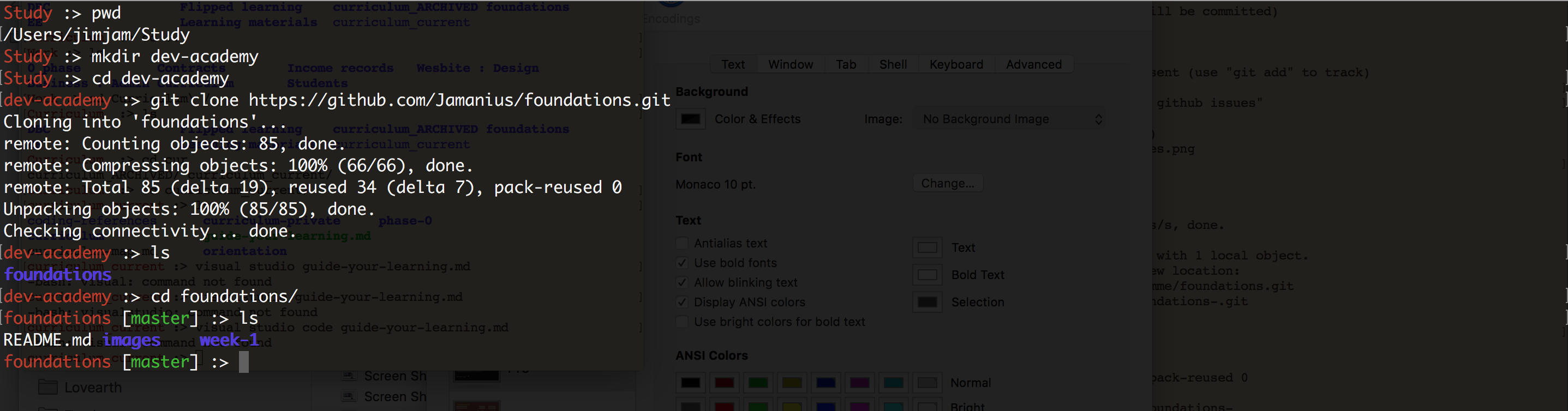 gitHub terminal clone commands